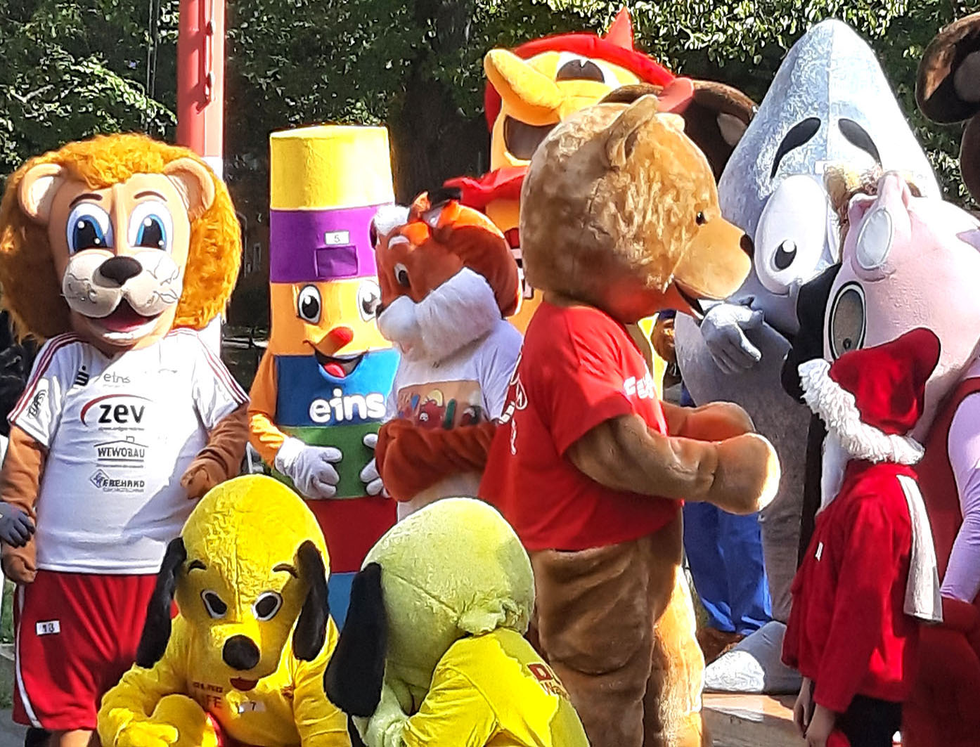 Maskottchen-verschiedene